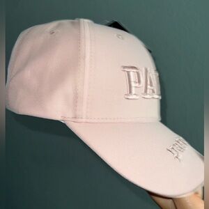 Paris hat with tags new